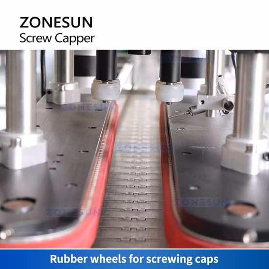 Zonesun Automatic High Speed Dropper Spray Shampoo Bottle Capping Machine