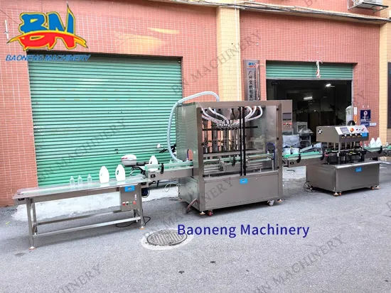 Quality Automatic Liquid Oil Cream Bottle Filling Machine with Capping Labeling Line